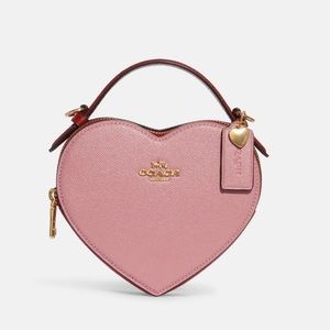 Coach Heart Crossbody In Colorblock